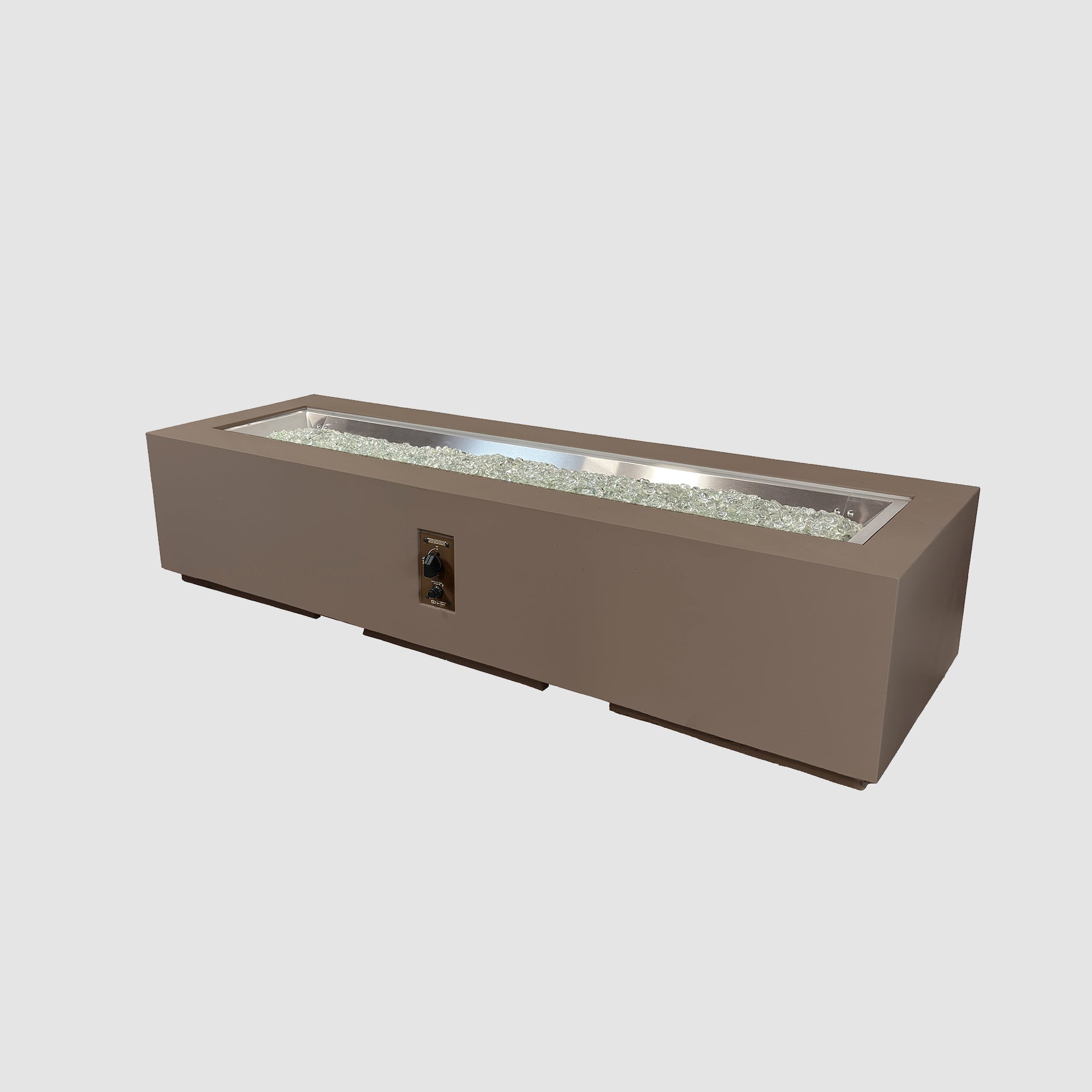 Cove Concrete Linear Gas Fire Pit