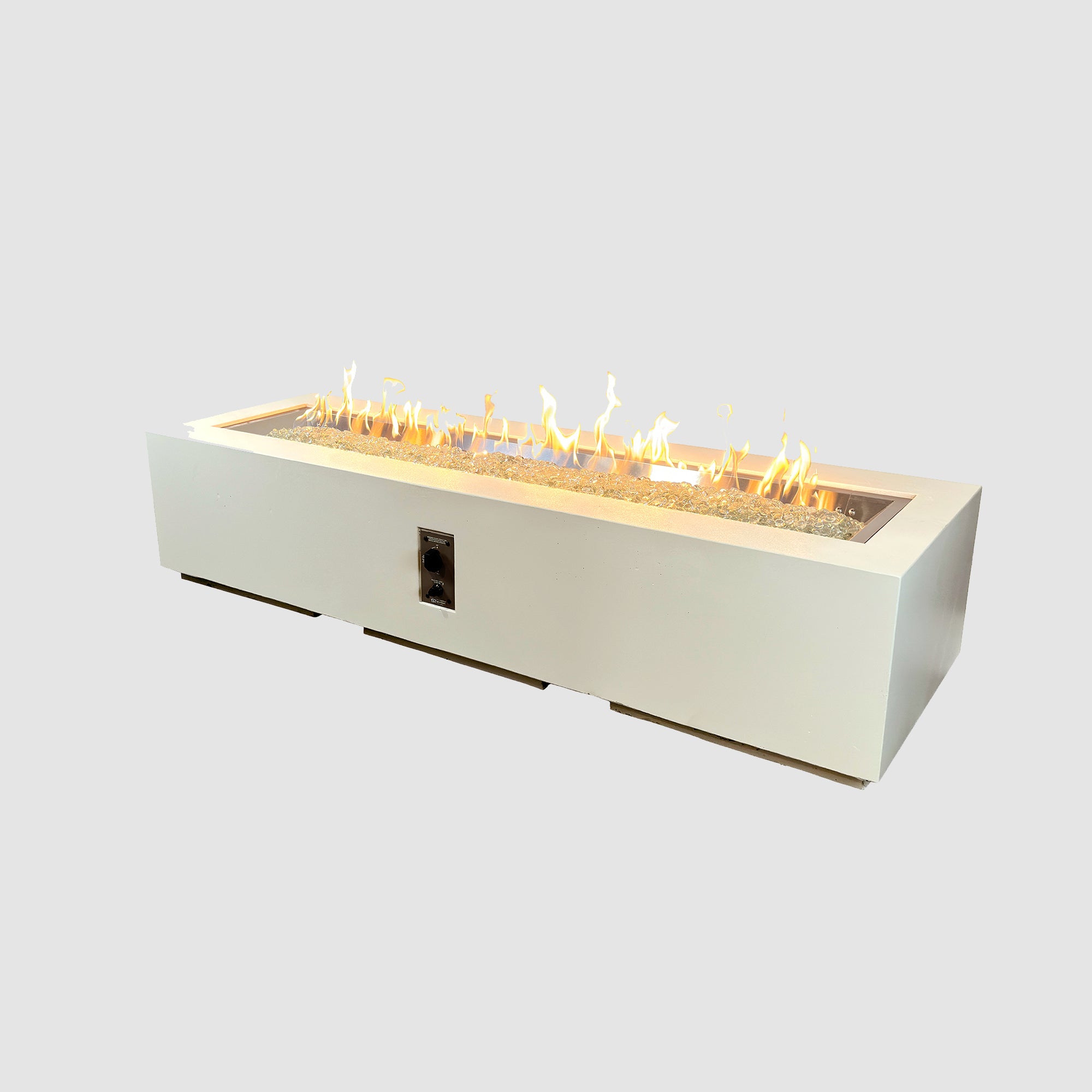 Cove Concrete Linear Gas Fire Pit