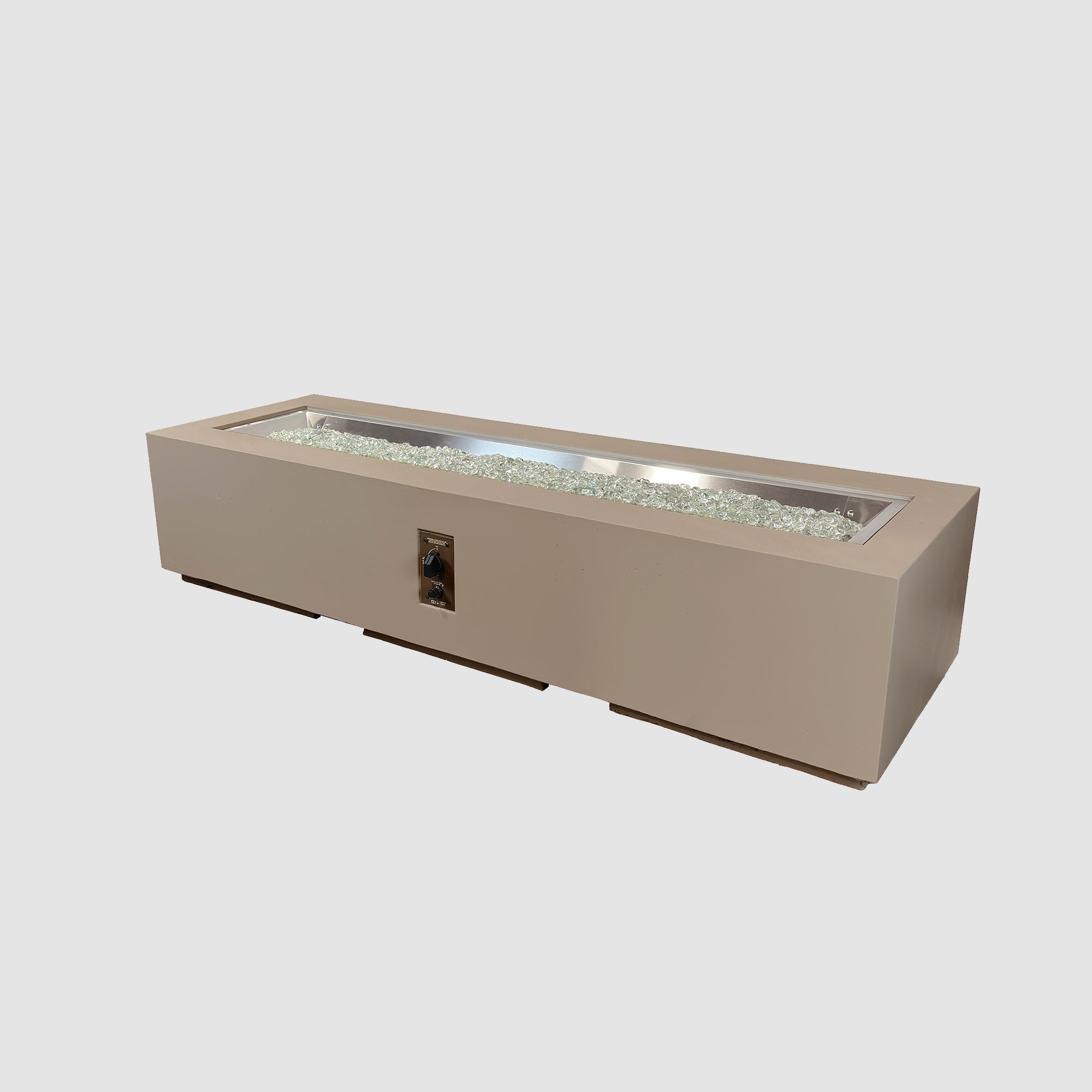 Cove Concrete Linear Gas Fire Pit