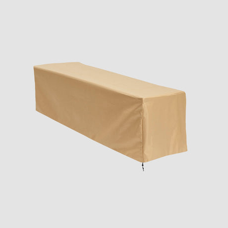 The Cortlin Fire Table Protective Cover on a grey background
