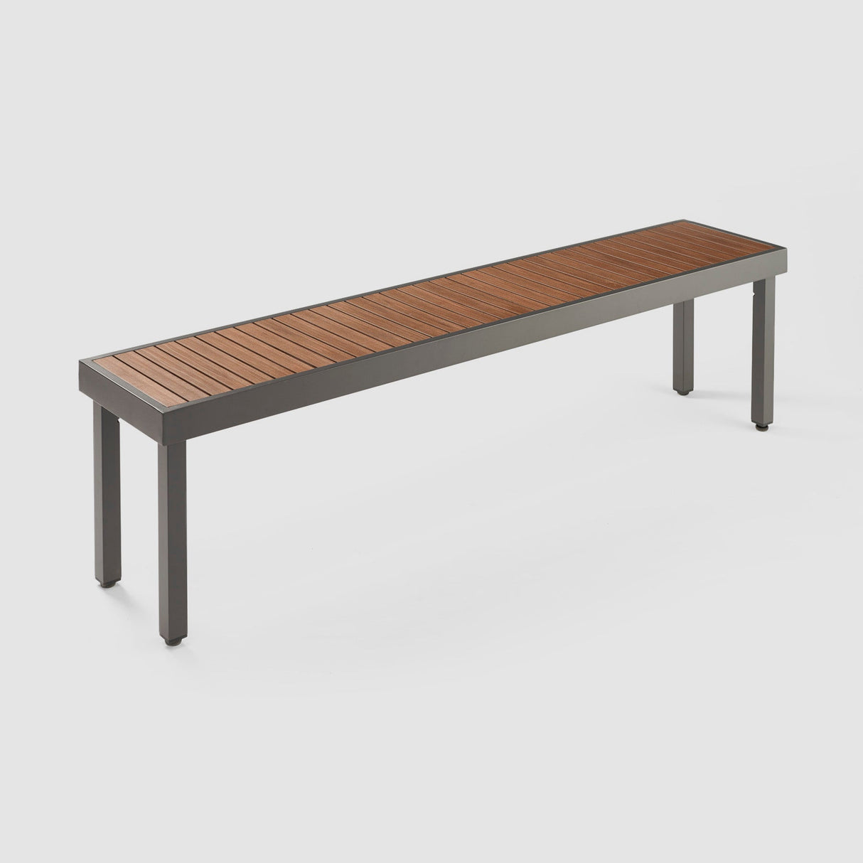 The Kenwood Long Bench on a grey background