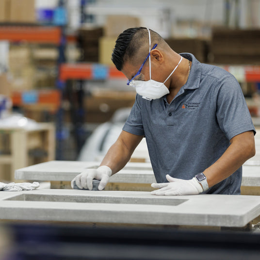 person working at outdoor greatroom