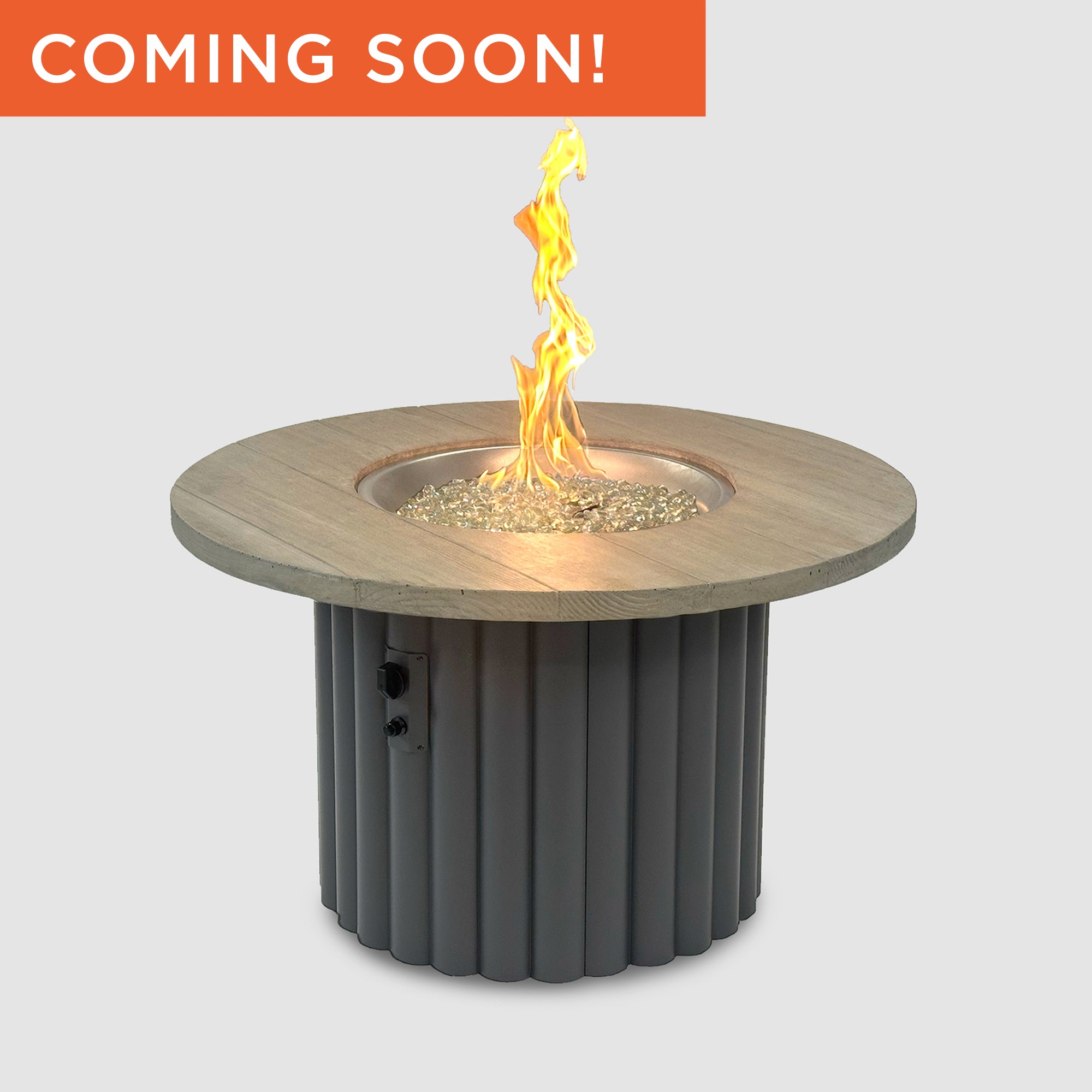 Reverie Round Gas Fire Pit Table 42" (Coming Soons)