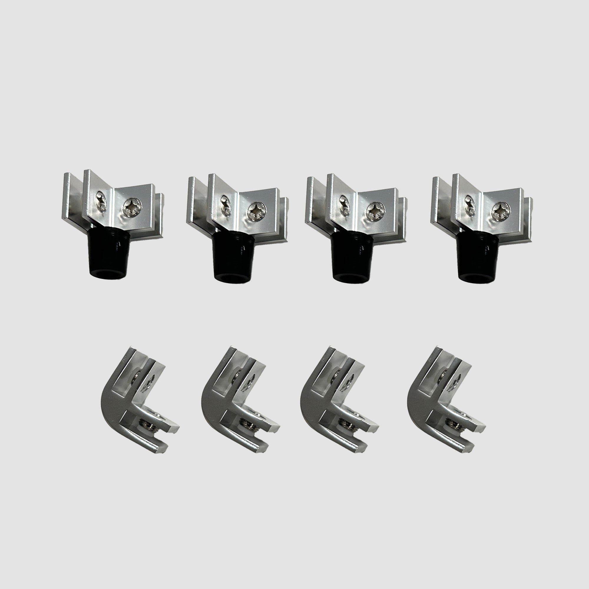 90 Degree Connector Set for Square and Rectangle Glass Guards
