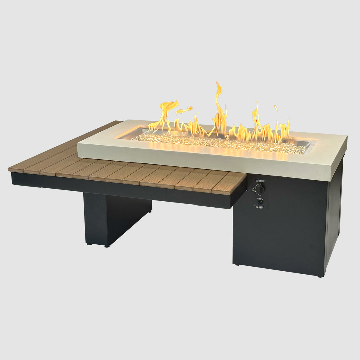 Uptown Linear Gas Fire Pit Table