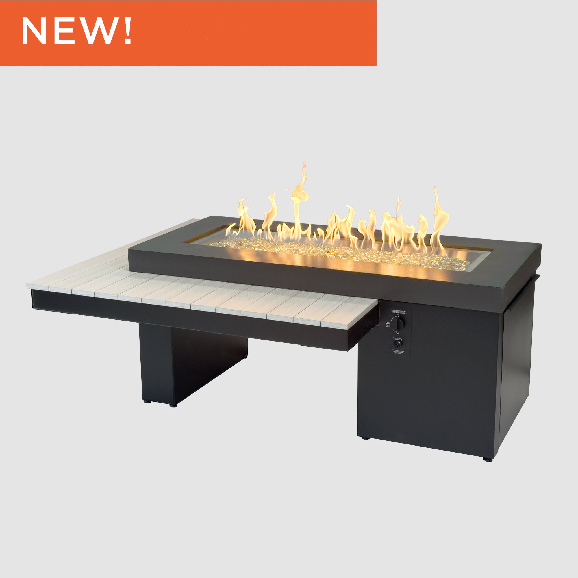 Uptown Linear Gas Fire Pit Table