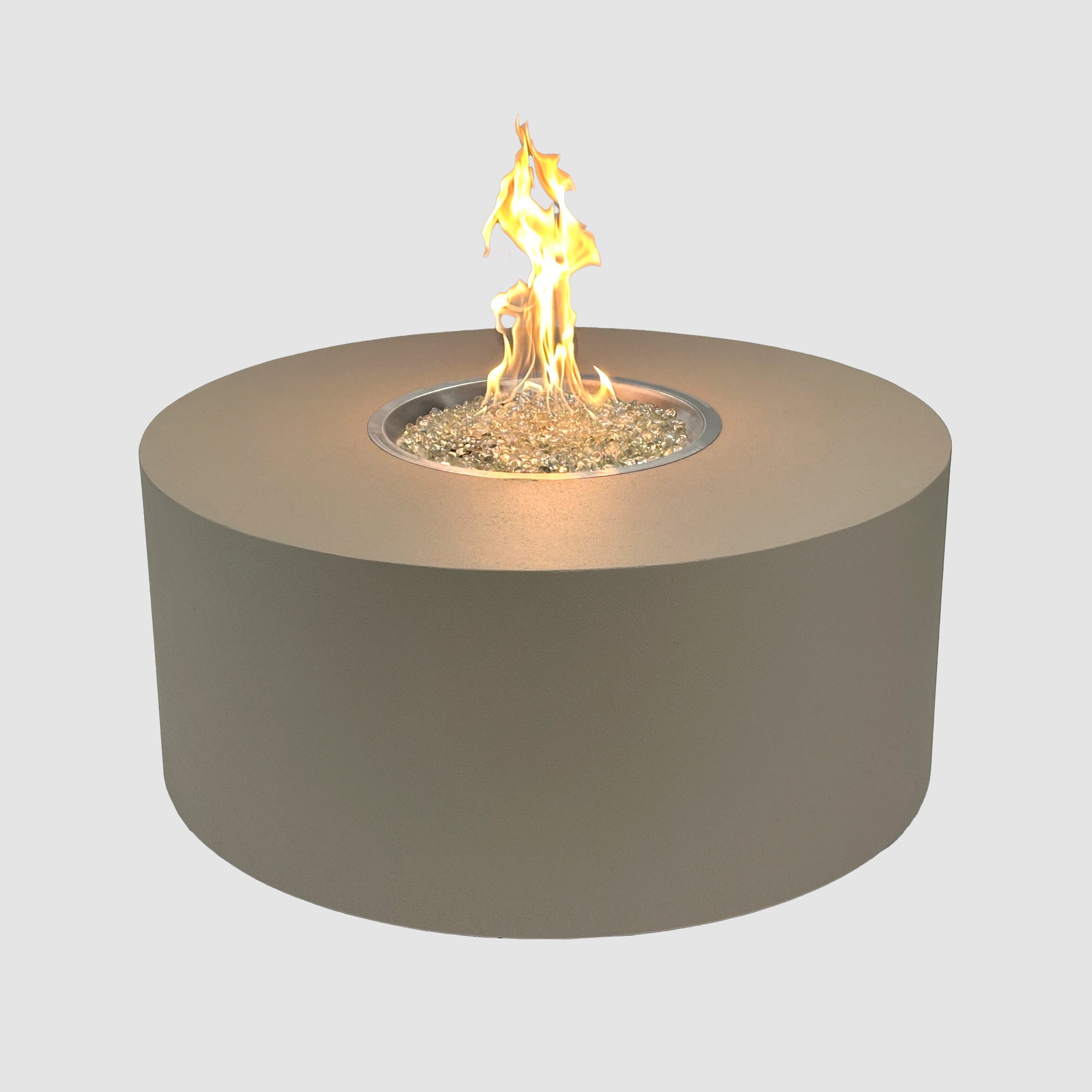 Vosera Round Gas Fire Pit  (Shipping Sept. 1st)