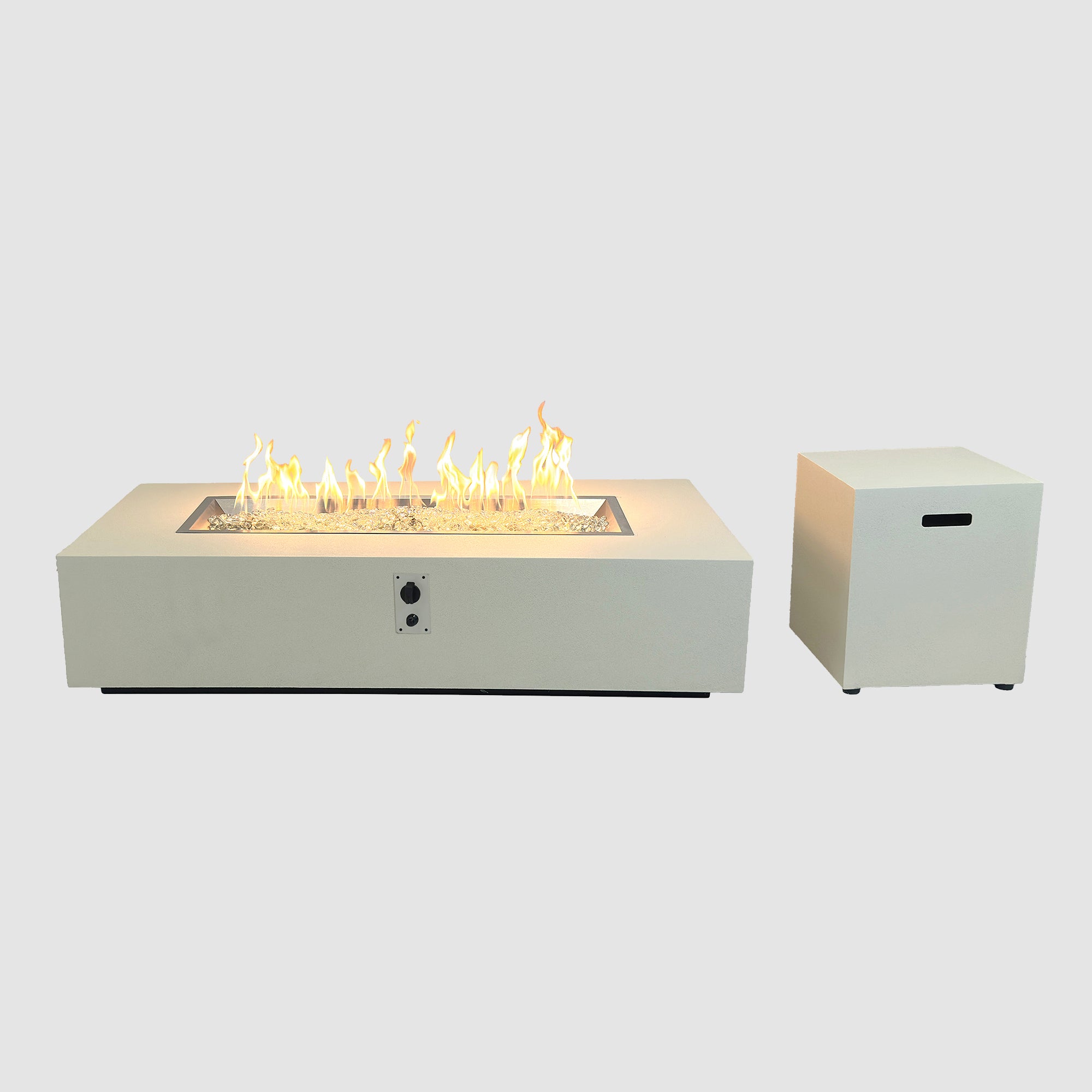 Vosera Linear Gas Fire Pit Table