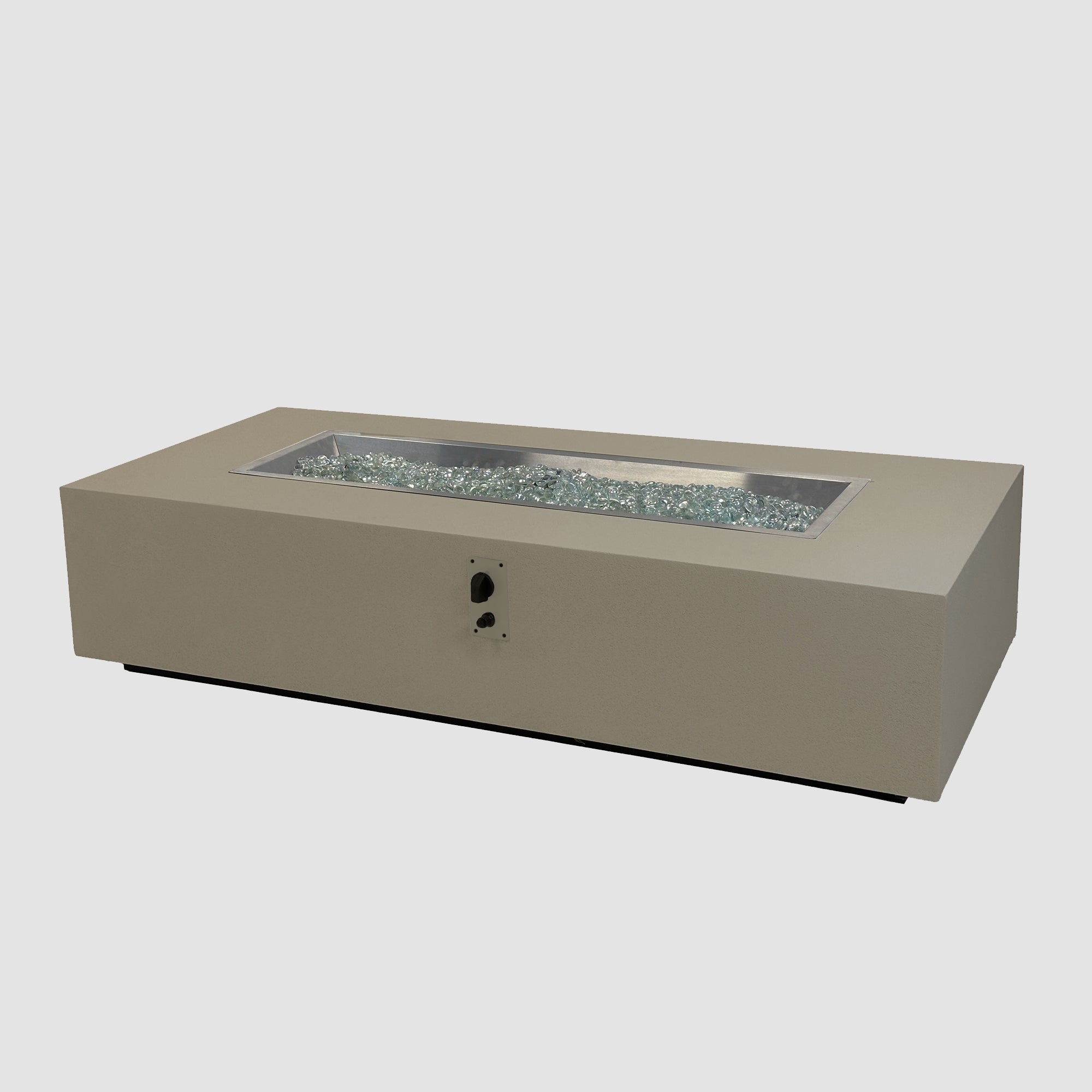 Vosera Linear Gas Fire Pit Table
