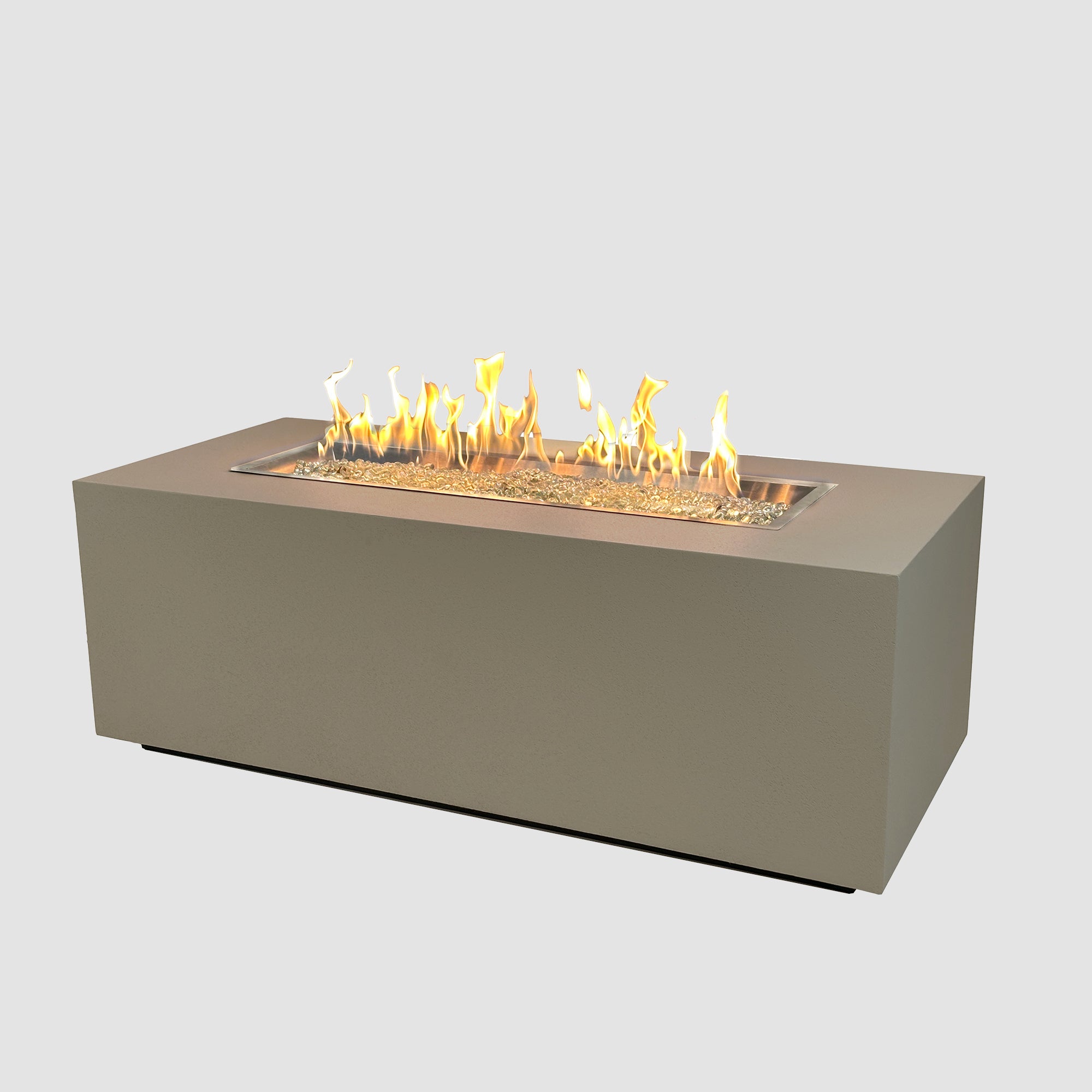 Vosera Linear Gas Fire Pit Table
