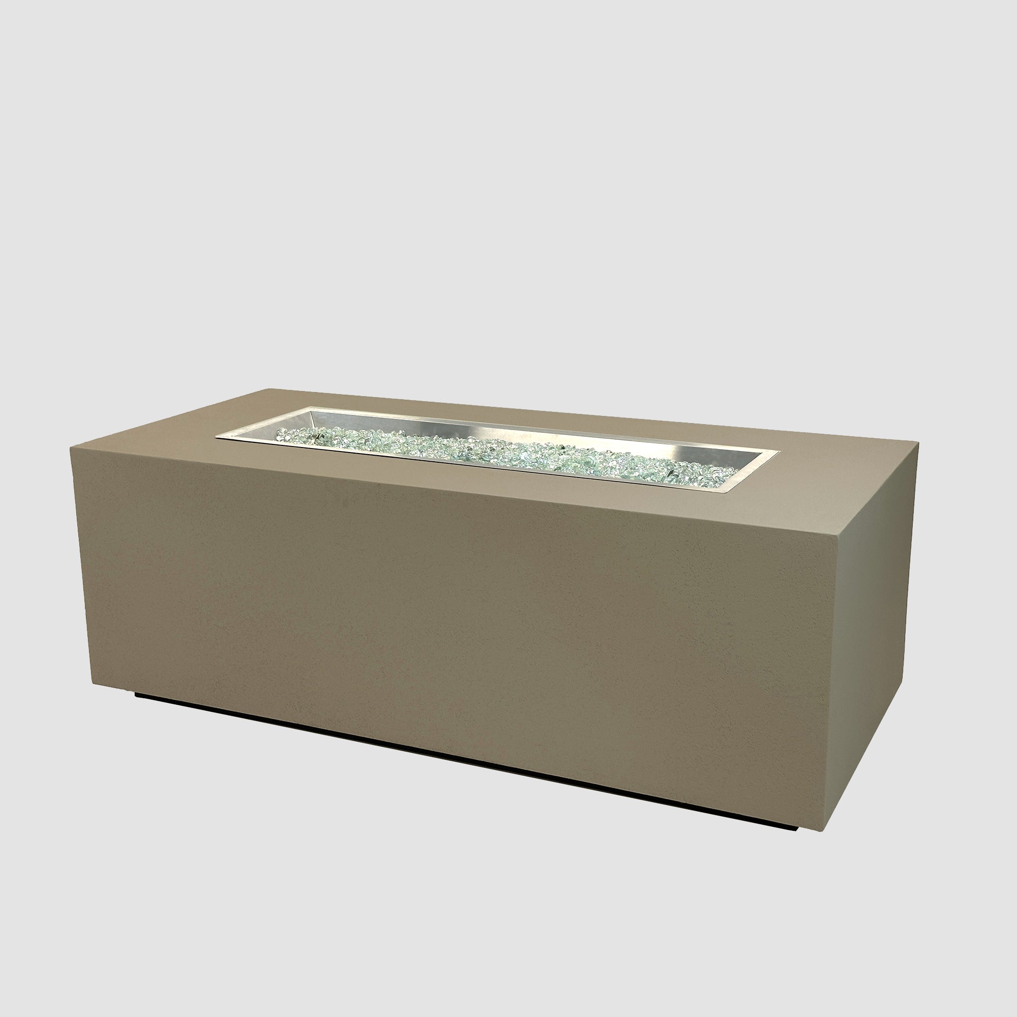 Vosera Linear Gas Fire Pit Table