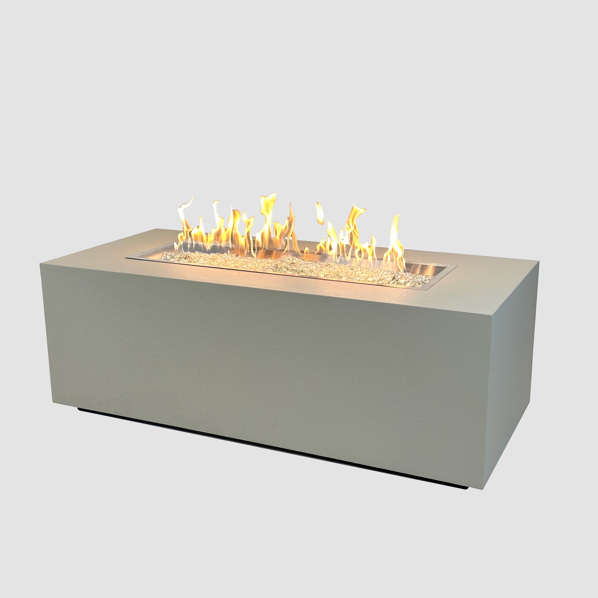 Vosera Linear Gas Fire Pit Table