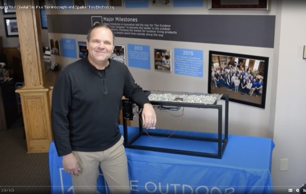 A thumbnail for a video that highlights how to troubleshoot a Crystal Fire burner