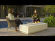 A video showcase for the Cove Linear Gas Fire Pit Table 72"